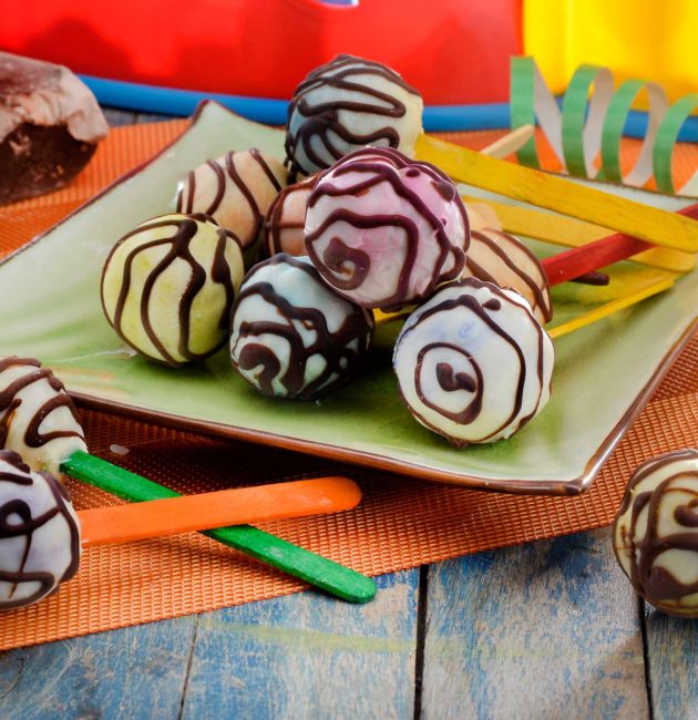 Receta chupetes de bizcocho