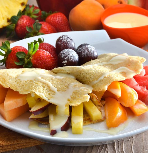 Receta Crepes playeros