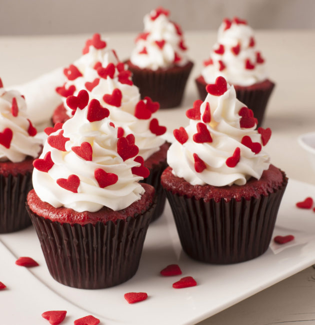 Receta Cupcake Red Velvet con Merengue