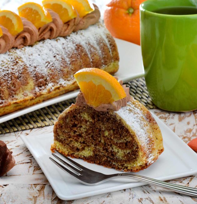 Receta Pastel Bicolor