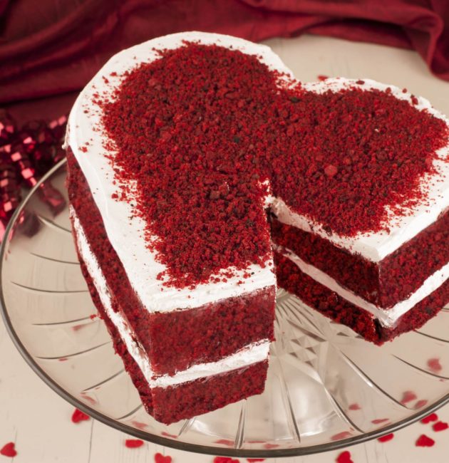 Receta Torta Corazón con Chantilly