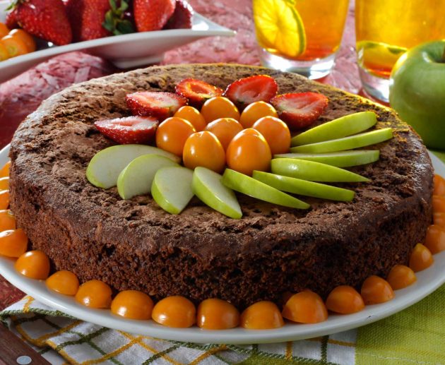 Receta Torta Moka con Frutas