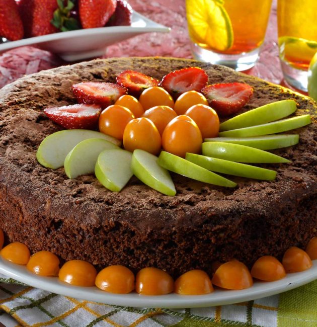 Receta Torta Moka con Frutas