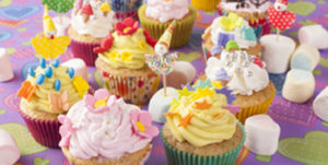 Receta Cupcake de Colores
